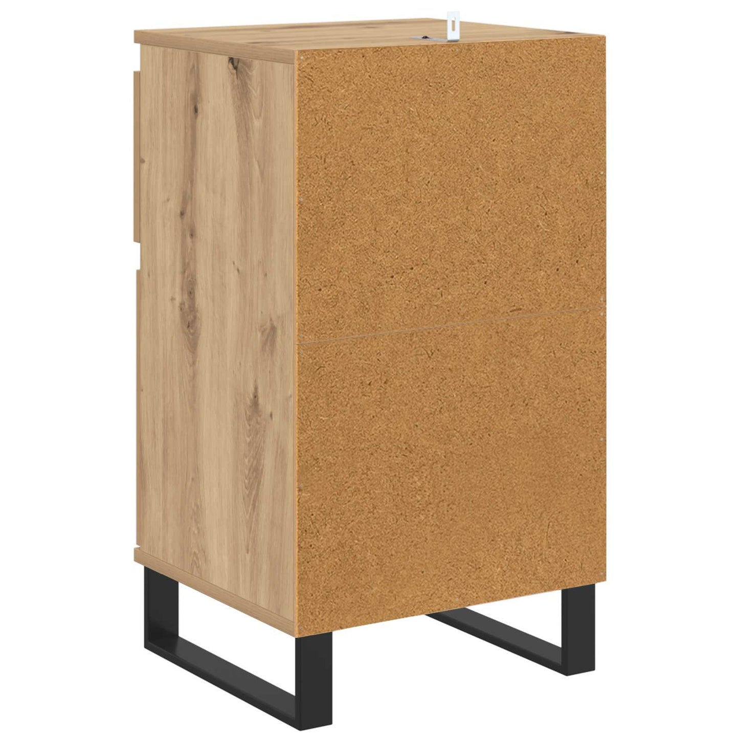 vidaXL Πλαϊνό γραφείο artisan δρυς 35 x 40 x 70 εκ. Επεξεργασμένο ξύλο
