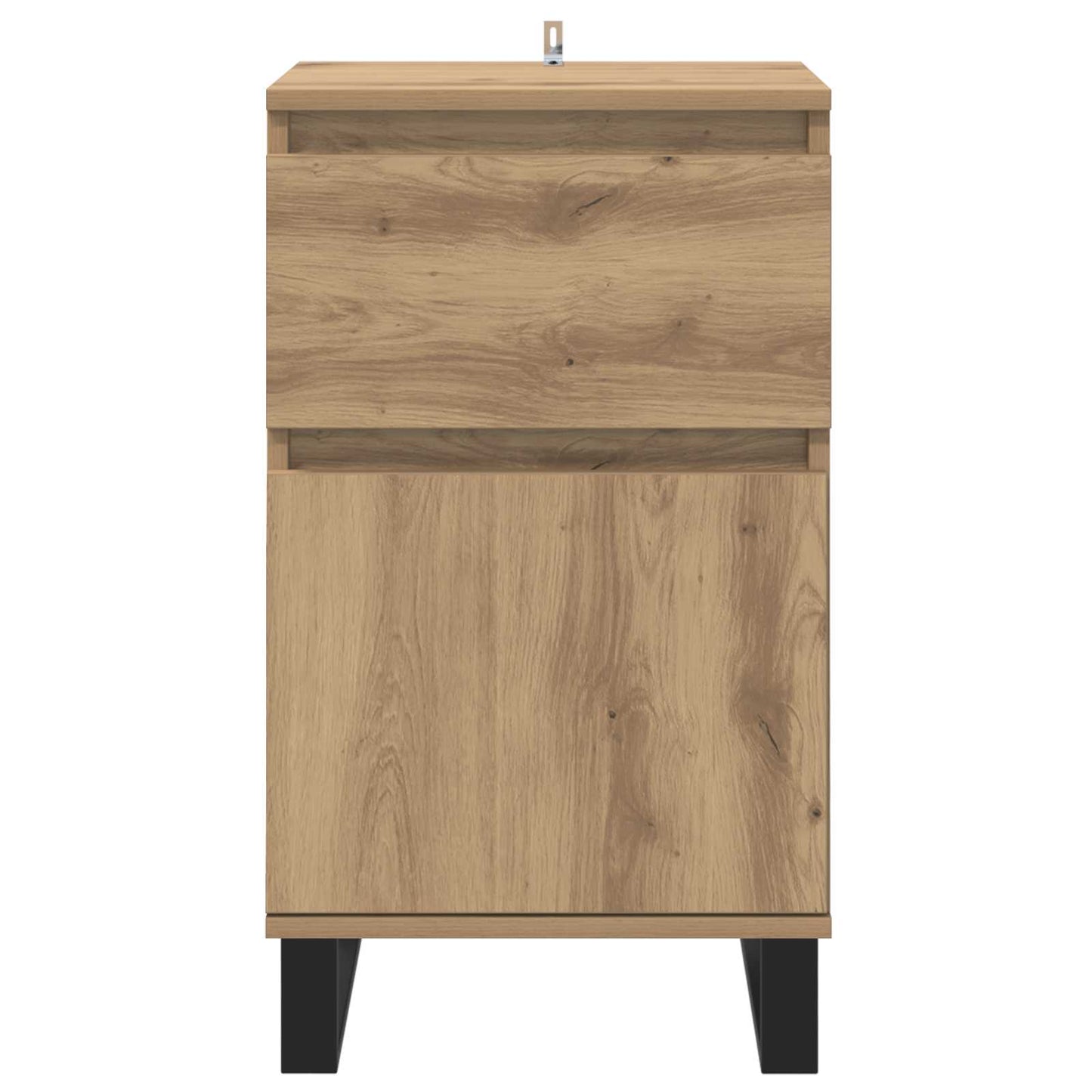 vidaXL Πλαϊνό γραφείο artisan δρυς 35 x 40 x 70 εκ. Επεξεργασμένο ξύλο