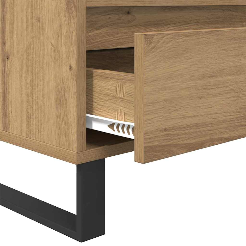 vidaXL Ντουλάπι TV με συρτάρι Artisan Oak 100 x 34,5 x 44,5 εκ.