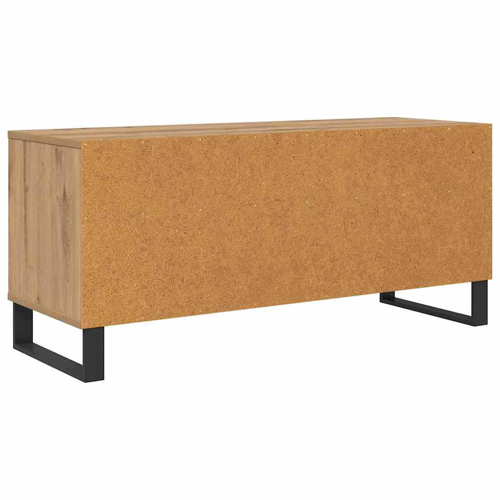 vidaXL Ντουλάπι TV με συρτάρι Artisan Oak 100 x 34,5 x 44,5 εκ.