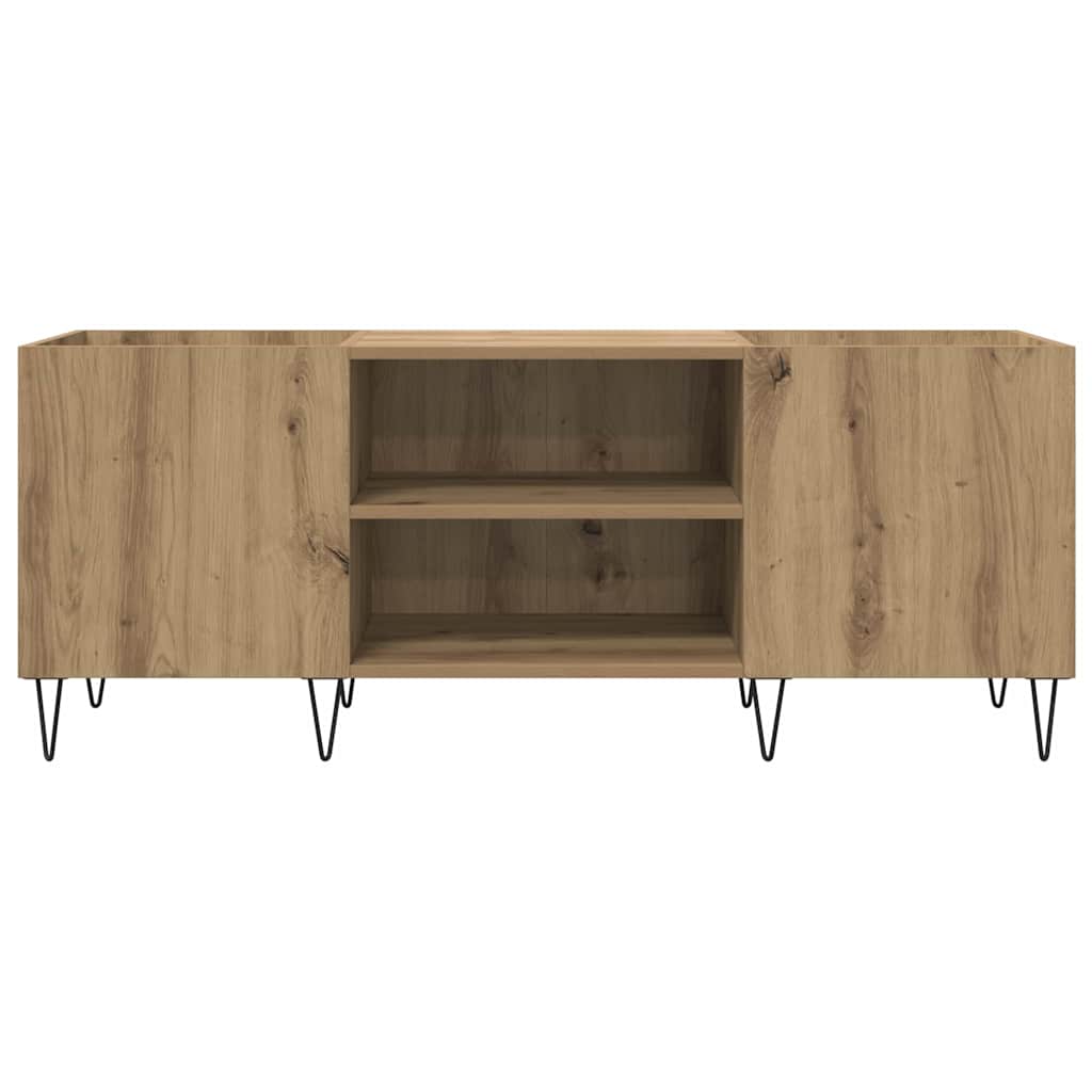 vidaXL Ντουλάπι δίσκων βινυλίου Artisan Oak 121 x 38 x 48 cm