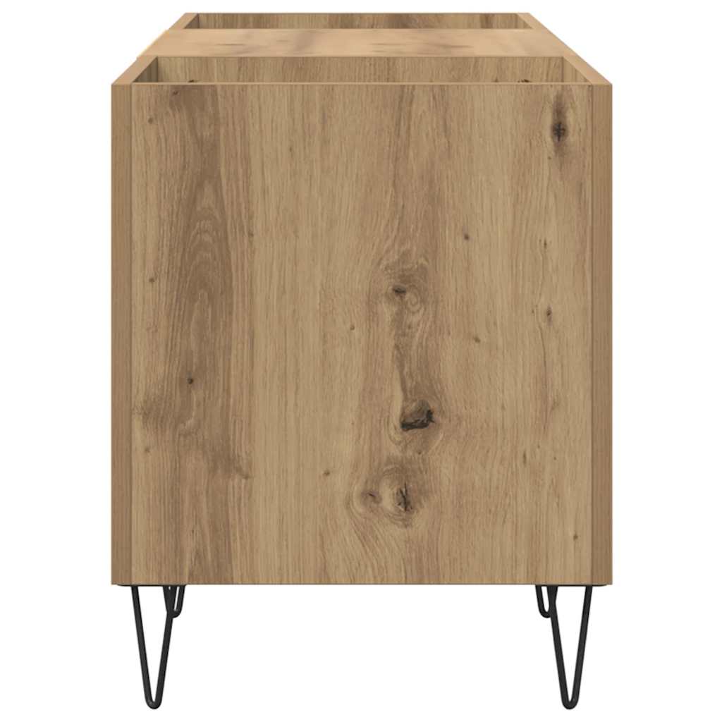 vidaXL Ντουλάπι δίσκων βινυλίου Artisan Oak 121 x 38 x 48 cm