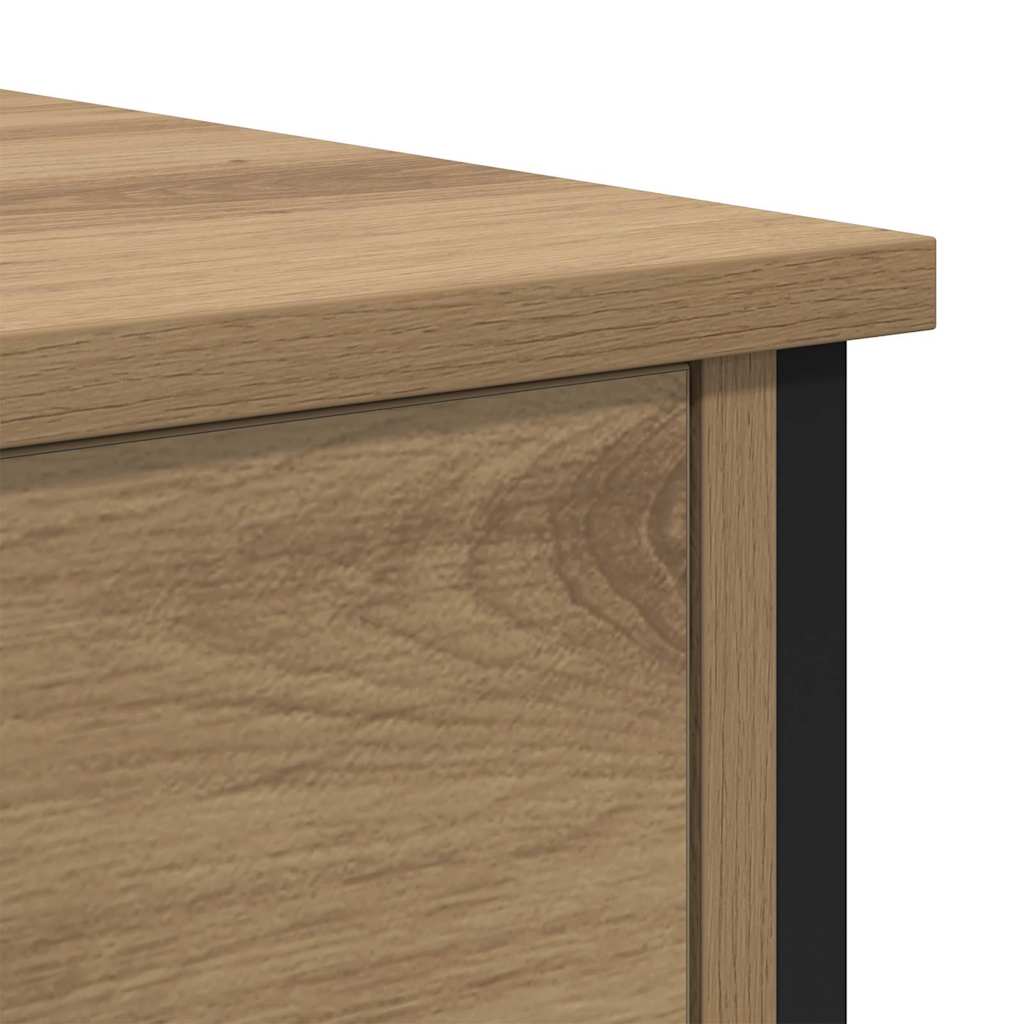 vidaXL Κομοδίνο Artisan Oak 34 x 35,5 x 45 εκ Επεξεργασμένο ξύλο
