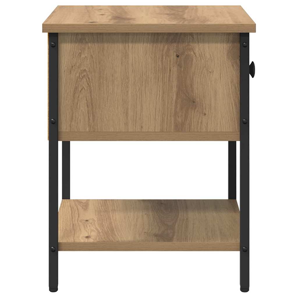 vidaXL Κομοδίνο Artisan Oak 34 x 35,5 x 45 εκ Επεξεργασμένο ξύλο