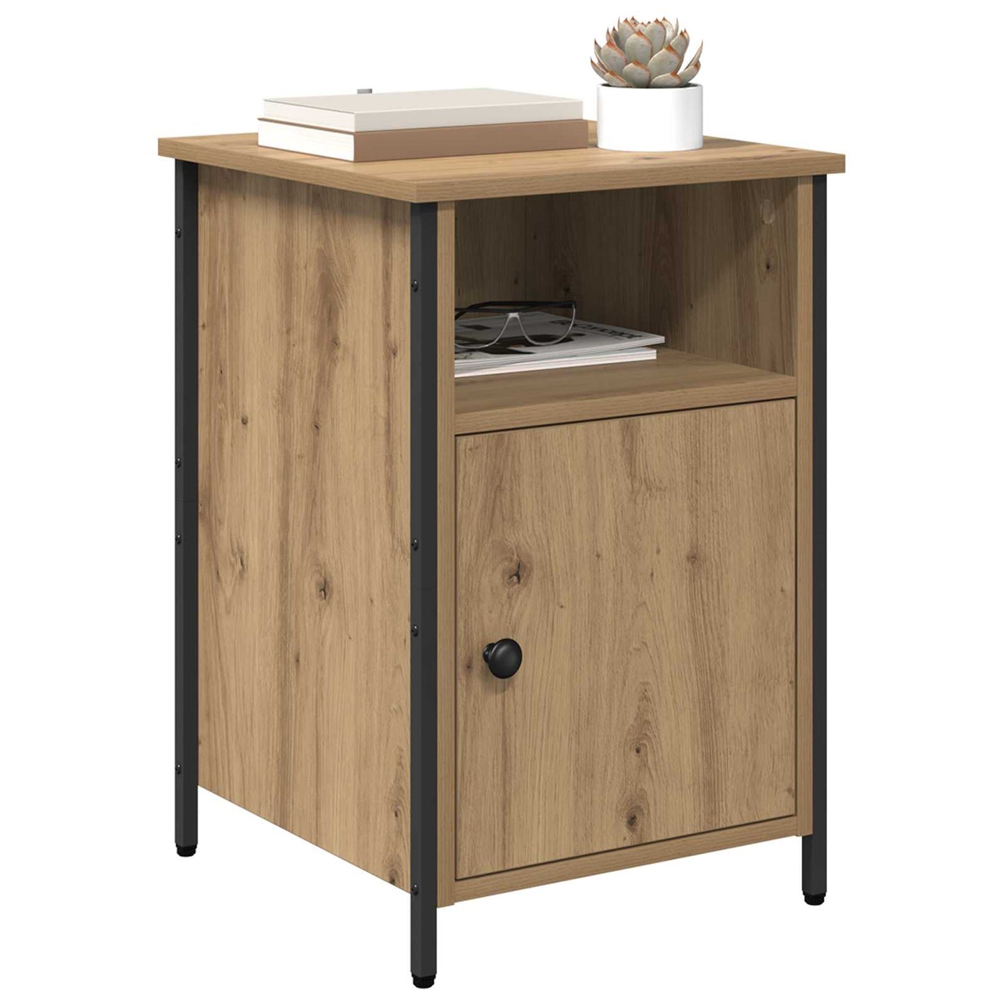 vidaXL Κομοδίνο Artisan Oak 40 x 42 x 60 εκ. Επεξεργασμένο Ξύλο