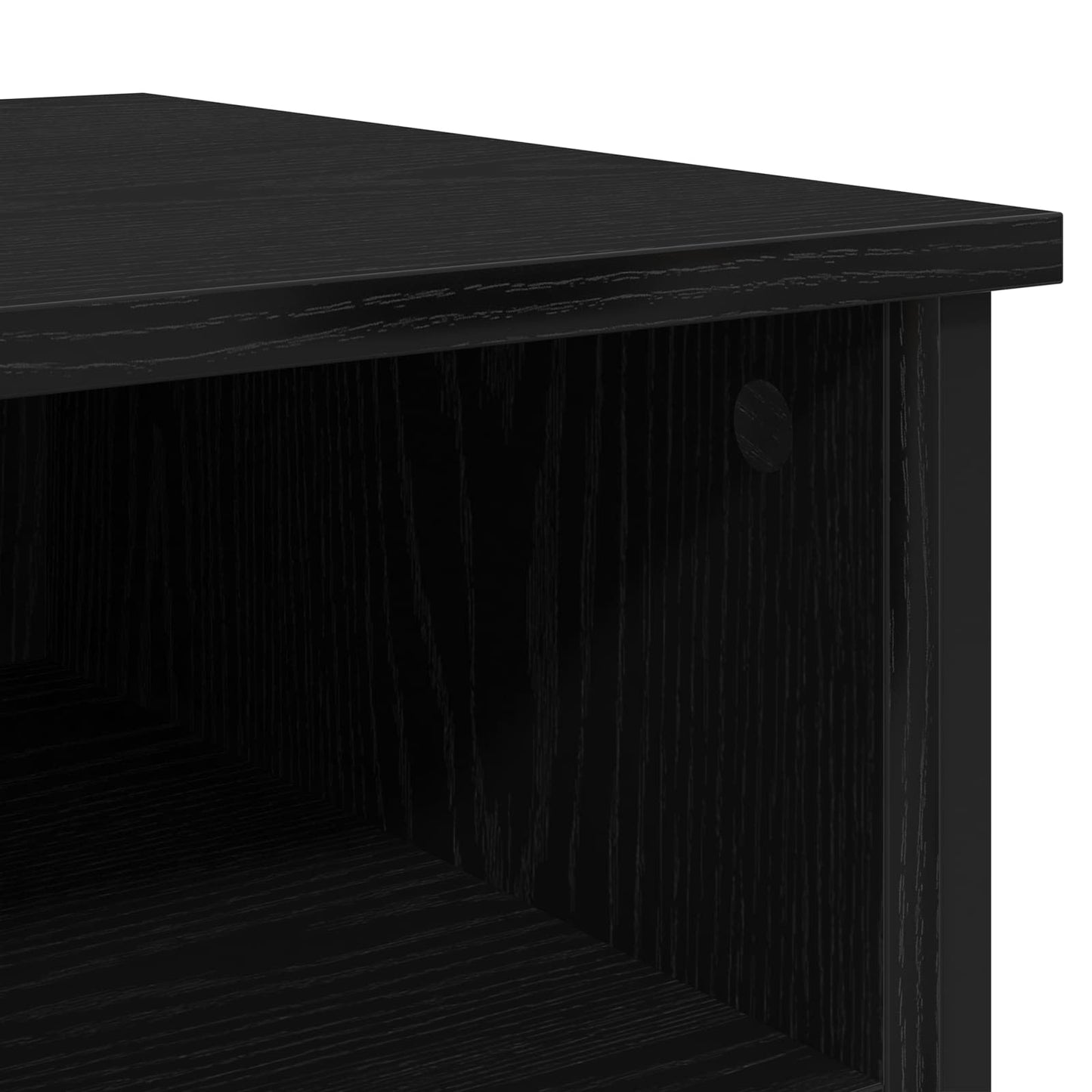 vidaXL Κομοδίνο Μαύρη Οξυά 40 x 42 x 60 εκ. Επεξεργασμένο Ξύλο