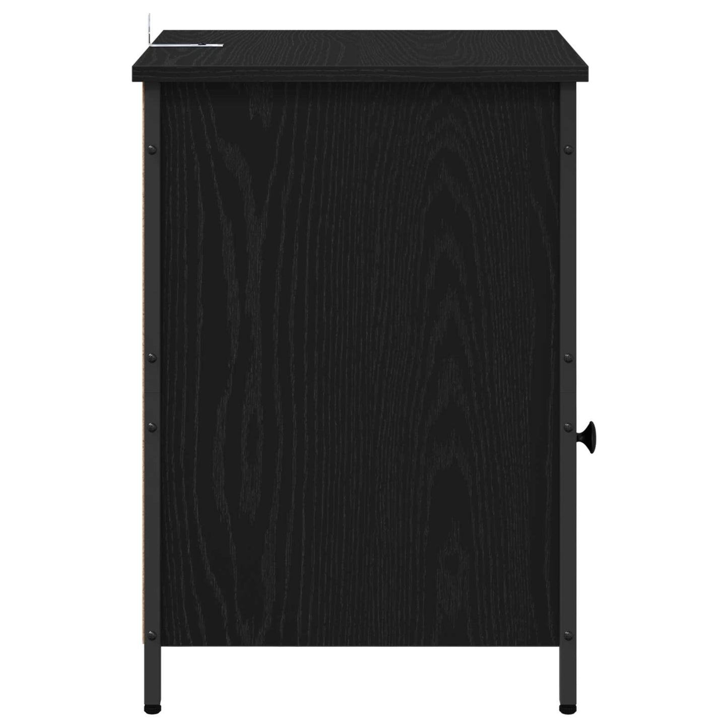 vidaXL Κομοδίνο Μαύρη Οξυά 40 x 42 x 60 εκ. Επεξεργασμένο Ξύλο