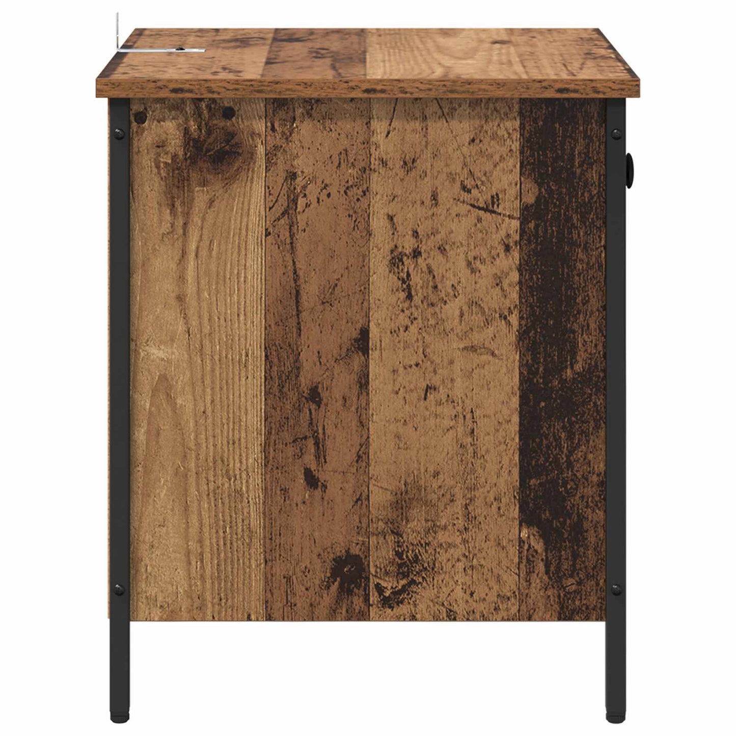 vidaXL Κομοδίνο Παλιό ξύλο 40 x 42 x 50 cm Επεξεργασμένο Ξύλο