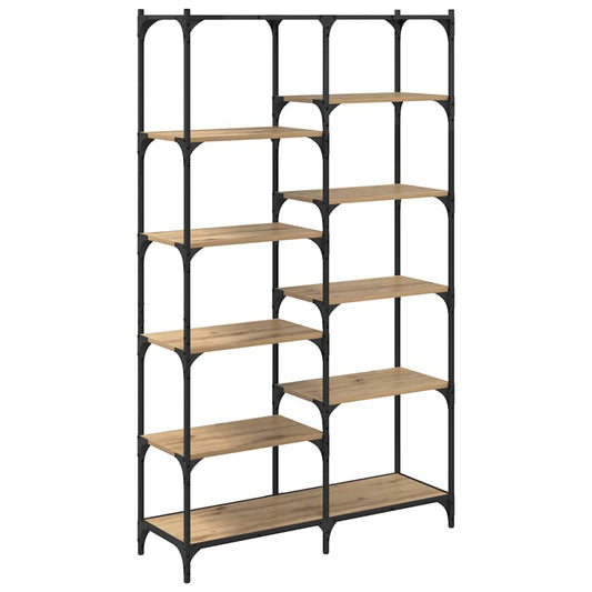 vidaXL Ράφι Βιβλίων artisan δρυς 100 x 32 x 170 εκ Επεξεργασμένο ξύλο