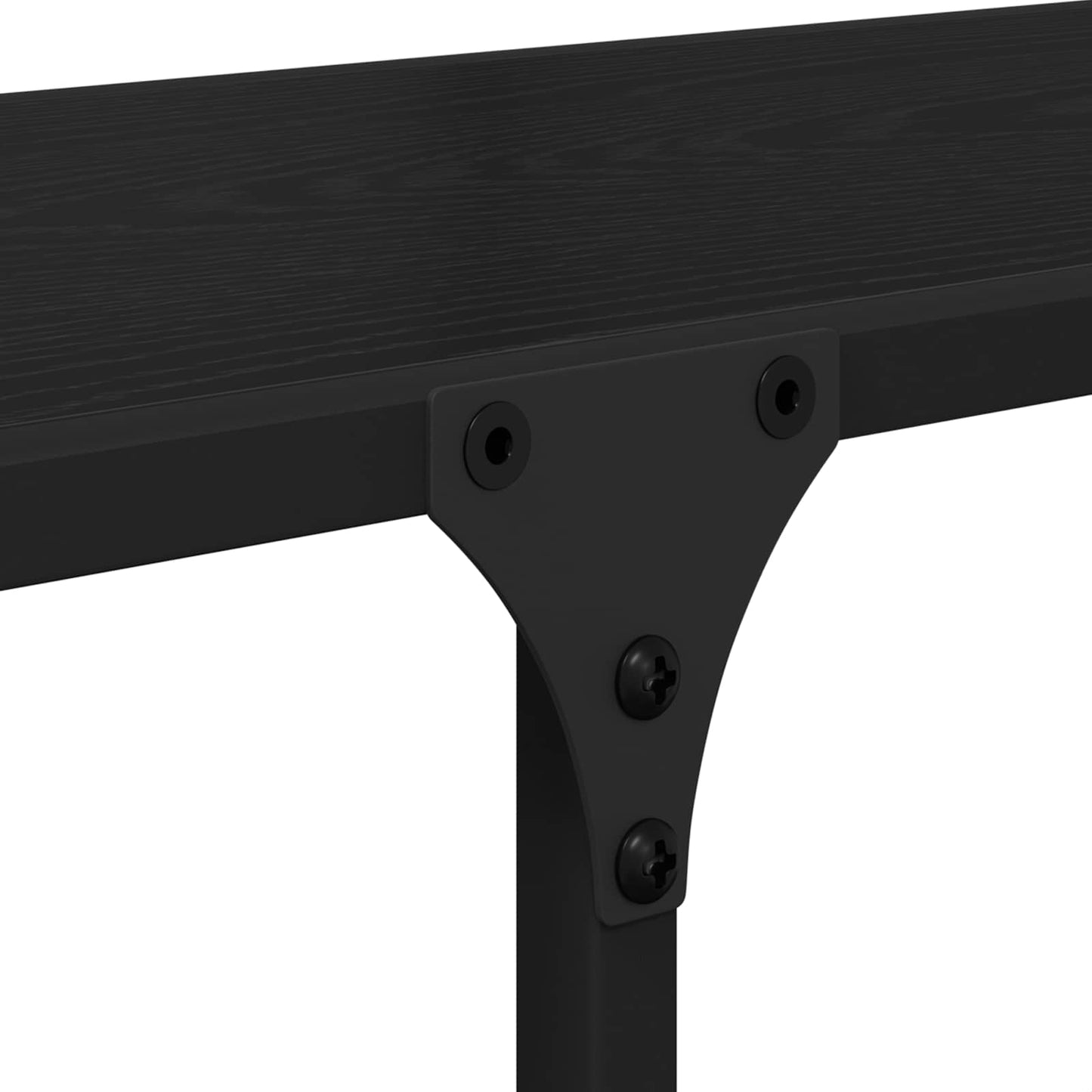 vidaXL Ράφι Βιβλίων Μαύρη δρυς 100 x 32 x 170 εκ Επεξεργασμένο ξύλο
