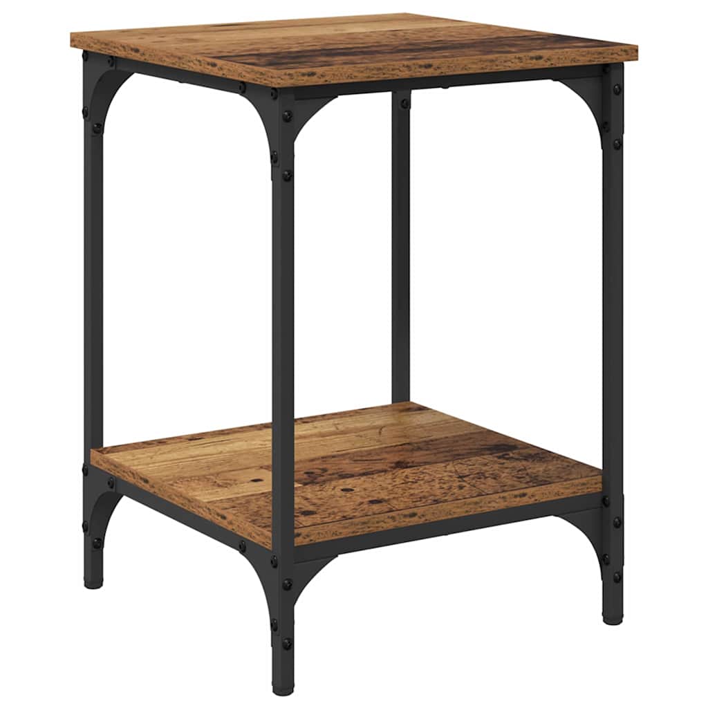 vidaXL Τραπεζάκι σαλονιού Παλιό Ξύλο 40 x 40 x 55 εκ