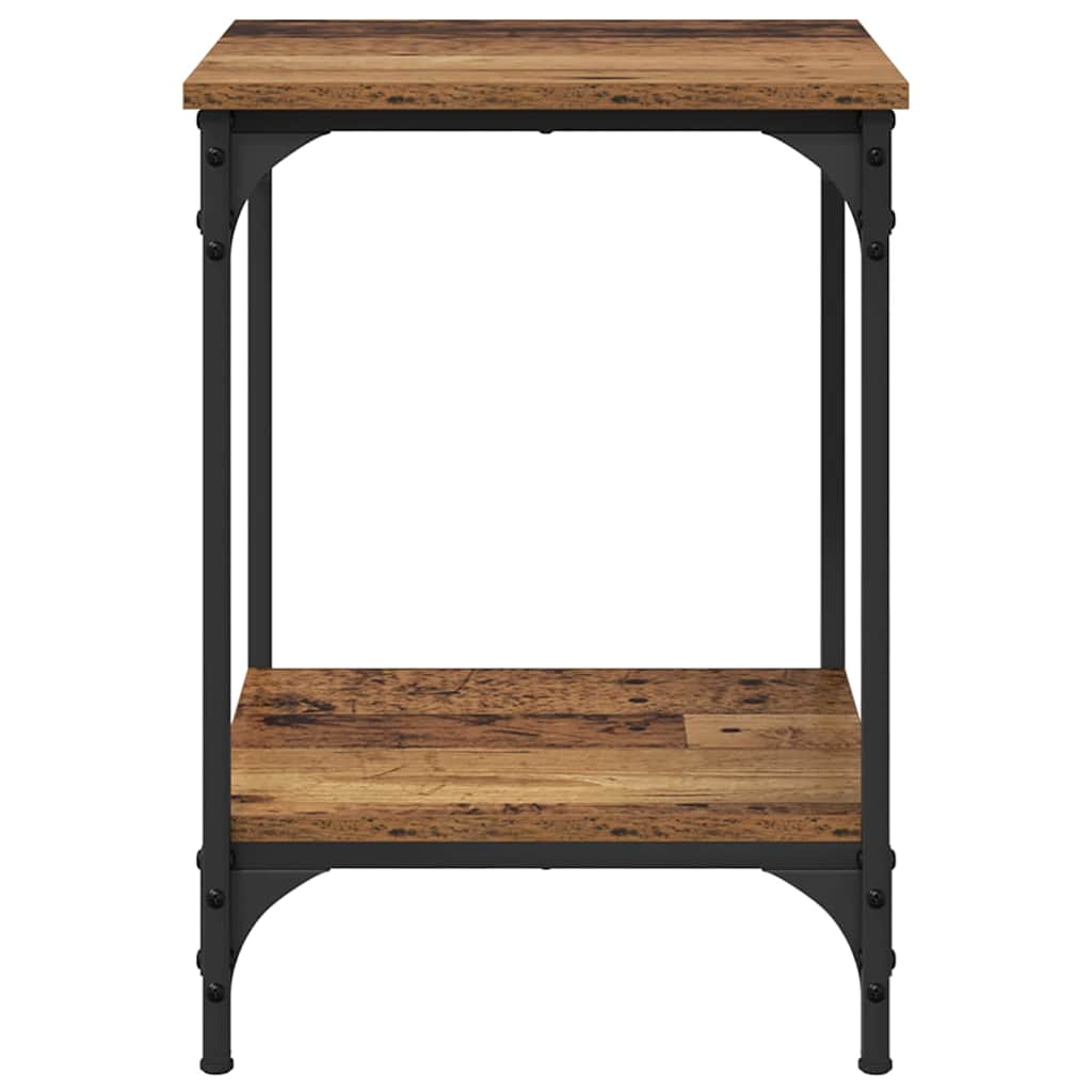 vidaXL Τραπεζάκι σαλονιού Παλιό Ξύλο 40 x 40 x 55 εκ