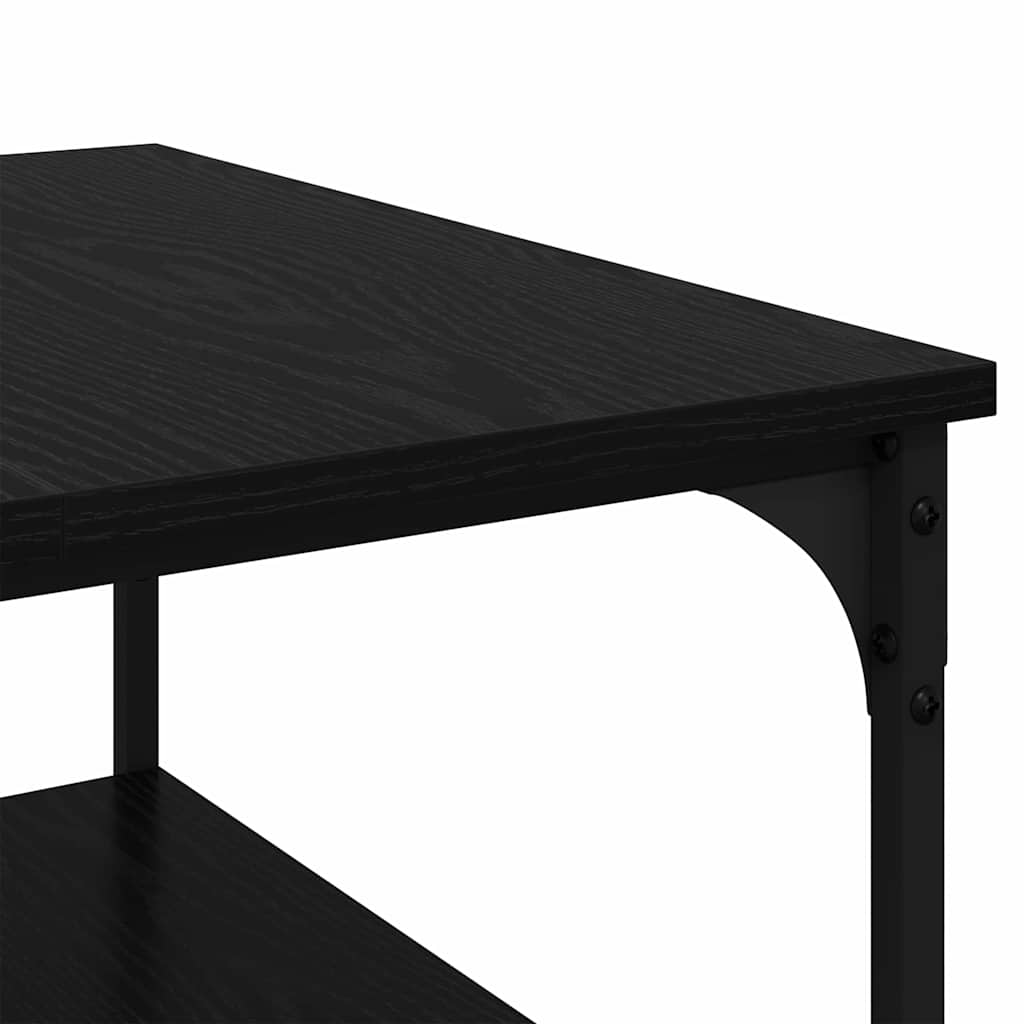 vidaXL Τραπεζάκι σαλονιού Μαύρη Οξυά 55 x 55 x 40 cm