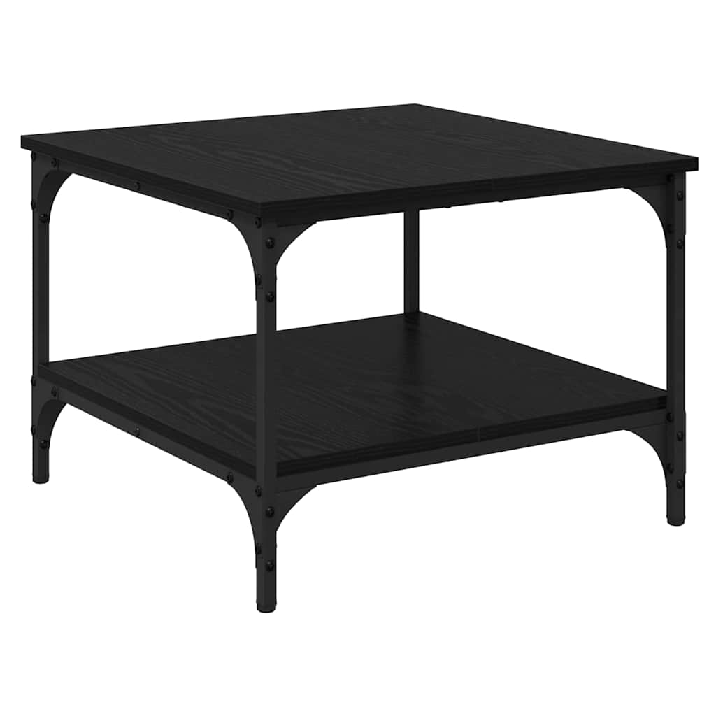 vidaXL Τραπεζάκι σαλονιού Μαύρη Οξυά 55 x 55 x 40 cm