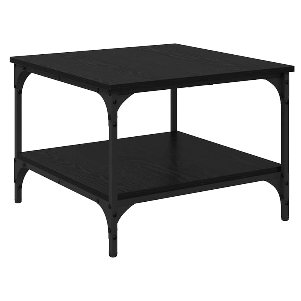 vidaXL Τραπεζάκι σαλονιού Μαύρη Οξυά 55 x 55 x 40 cm