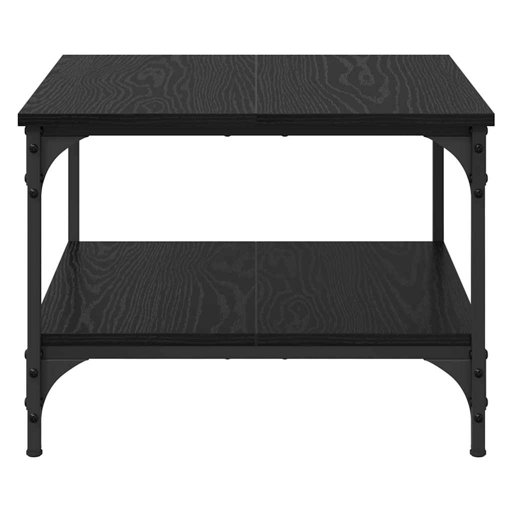 vidaXL Τραπεζάκι σαλονιού Μαύρη Οξυά 55 x 55 x 40 cm