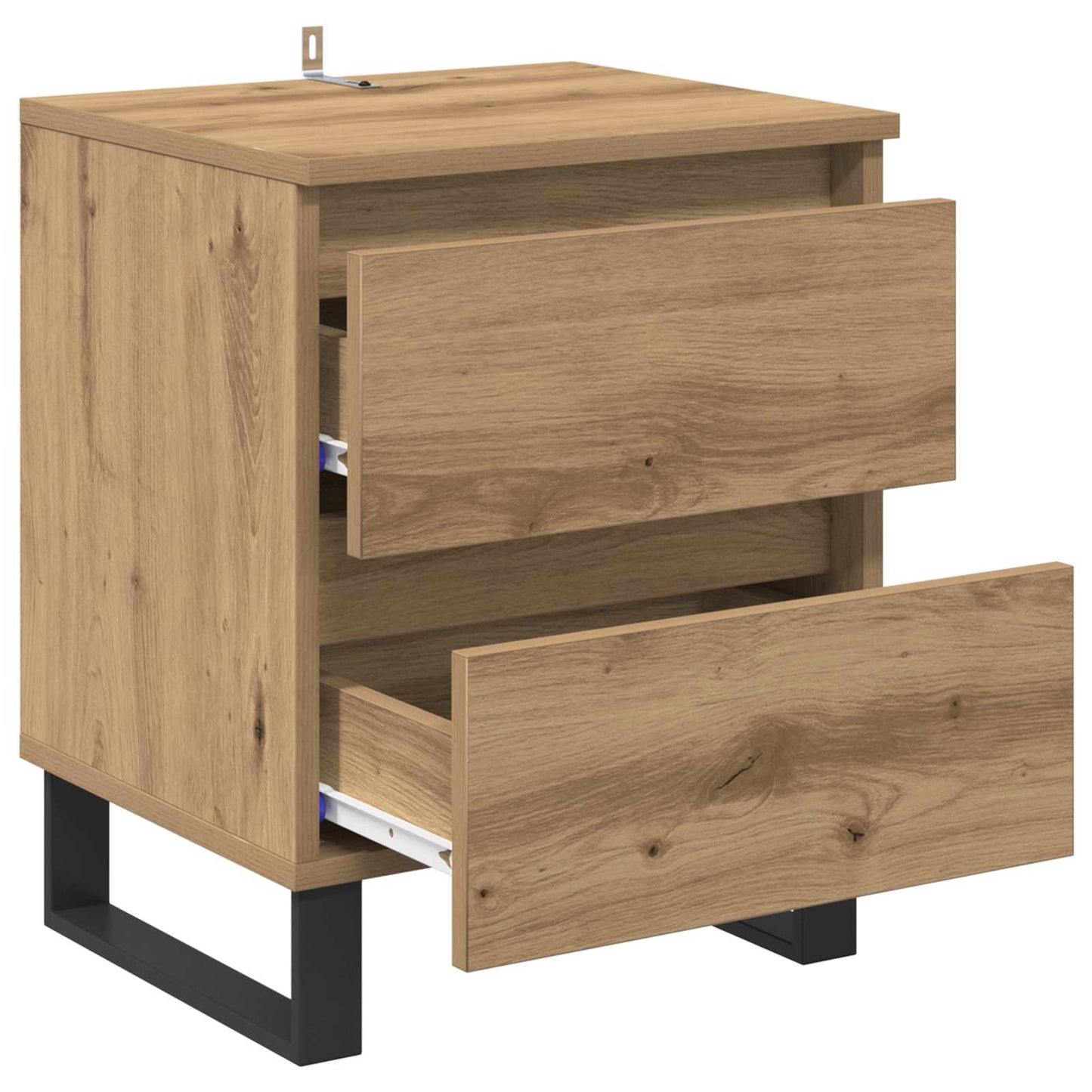 vidaXL Κομοδίνο Artisan Oak 40 x 35 x 50 εκ. Επεξεργασμένο Ξύλο