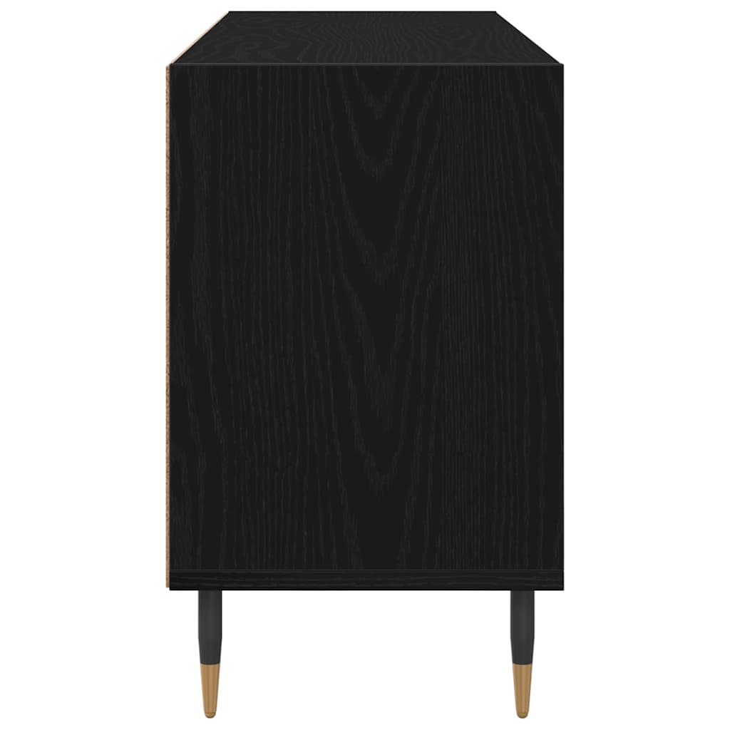 vidaXL Ντουλάπι TV Μαύρη Οξυά 103,5 x 30 x 50 εκ Επεξεργασμένο ξύλο