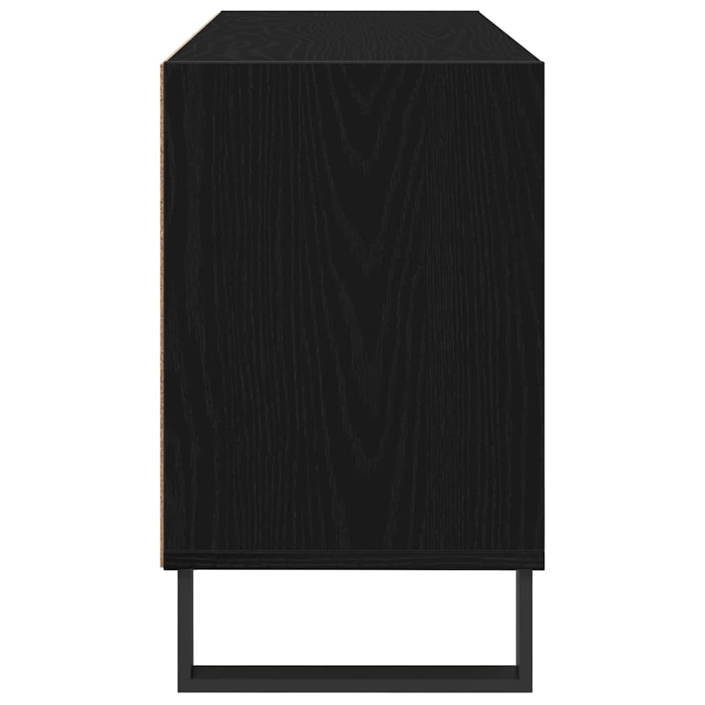 vidaXL Ντουλάπι TV Μαύρη Οξυά 103,5 x 30 x 50 εκ Επεξεργασμένο ξύλο