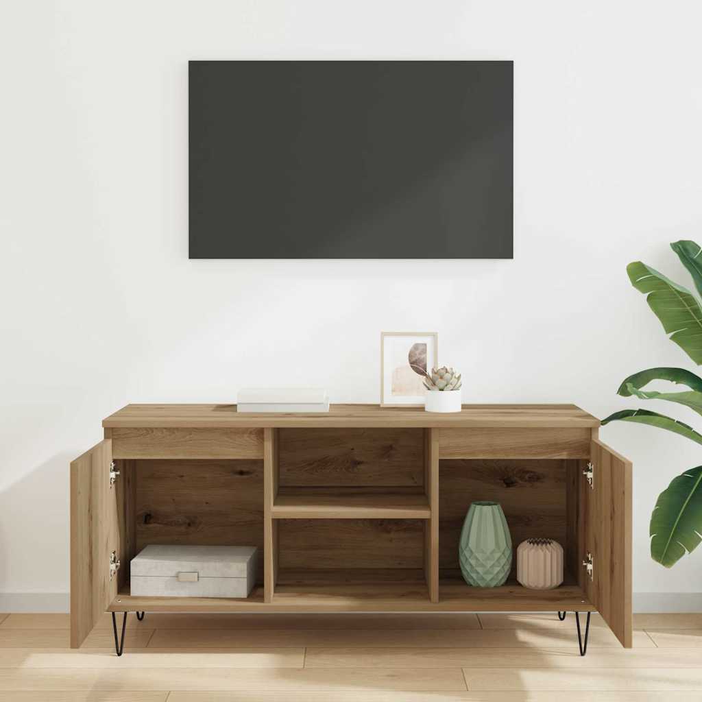 vidaXL Ντουλάπι TV Artisan Oak 104 x 35 x 50 εκ. Επεξεργασμένο ξύλο