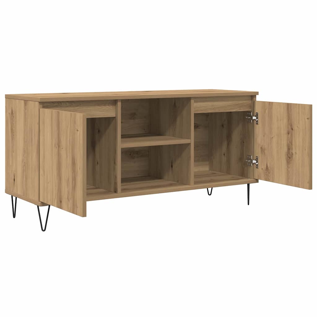 vidaXL Ντουλάπι TV Artisan Oak 104 x 35 x 50 εκ. Επεξεργασμένο ξύλο