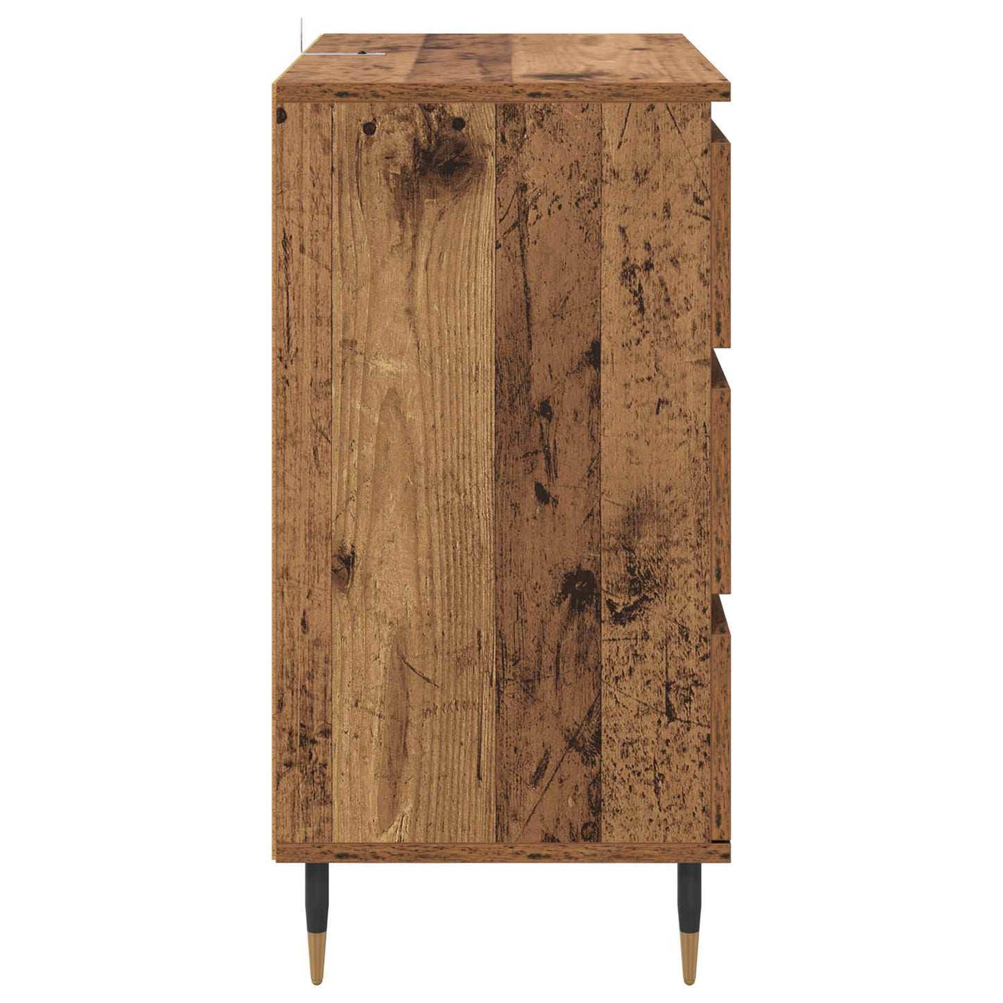 vidaXL Πλαϊνό γραφείο Παλιό Ξύλο 60 x 35 x 70 cm Επεξεργασμένο ξύλο