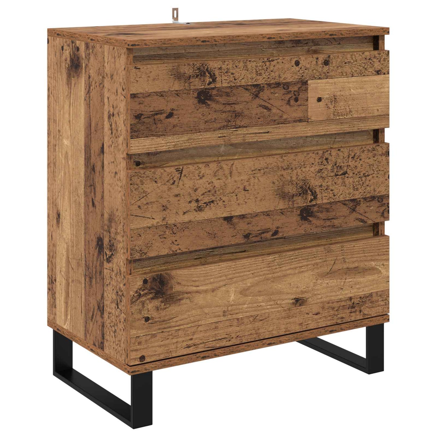 vidaXL Πλαϊνό γραφείο Παλιό Ξύλο 60 x 35 x 70 cm Επεξεργασμένο ξύλο