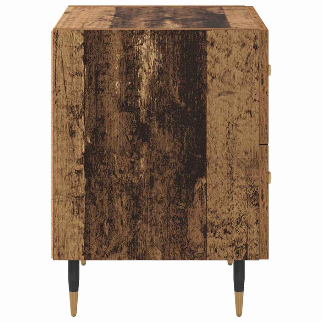 vidaXL Κομοδίνο Παλιό ξύλο 40 x 35 x 47,5 εκ Επεξεργασμένο ξύλο