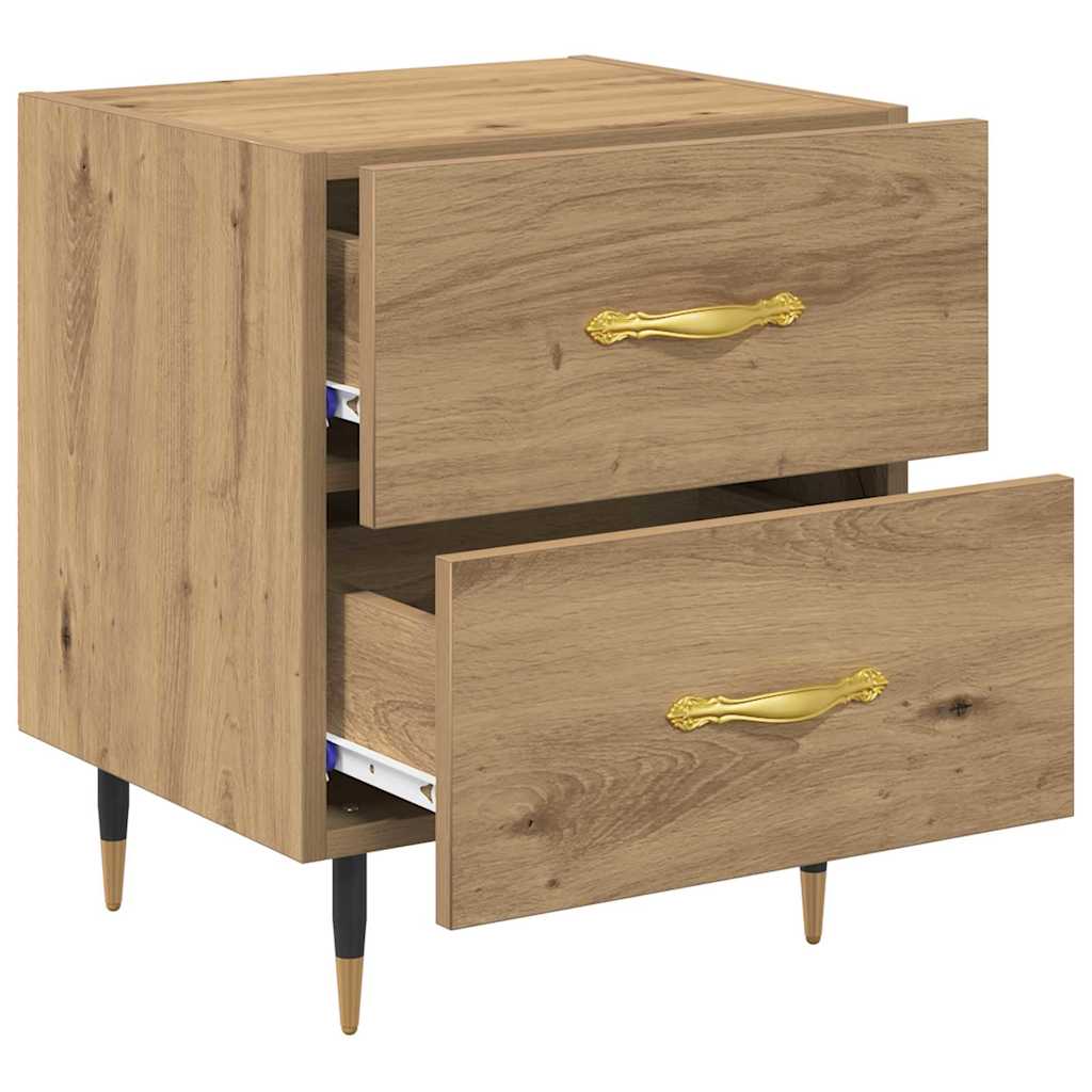 vidaXL Κομοδίνο Artisan Oak 40 x 35 x 47,5 εκ Επεξεργασμένο ξύλο