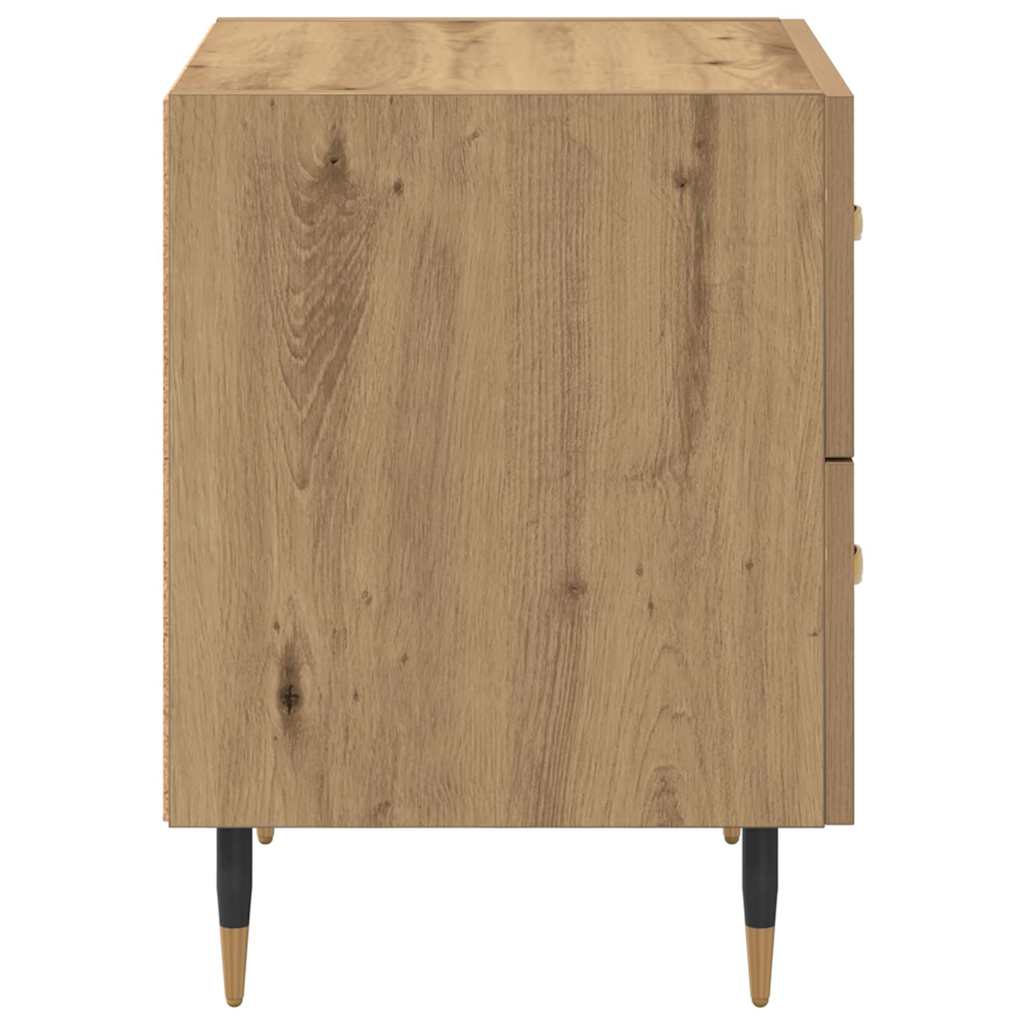 vidaXL Κομοδίνο Artisan Oak 40 x 35 x 47,5 εκ Επεξεργασμένο ξύλο