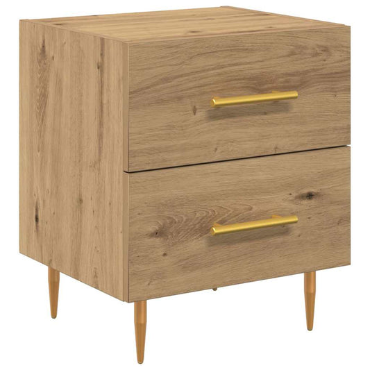 vidaXL Κομοδίνο Artisan Oak 40 x 35 x 47,5 εκ Επεξεργασμένο ξύλο