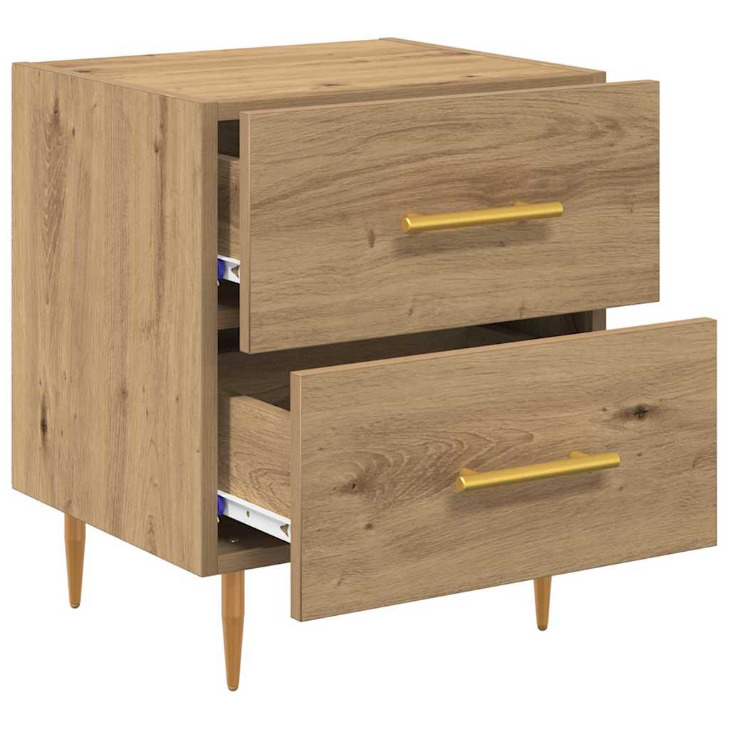 vidaXL Κομοδίνο Artisan Oak 40 x 35 x 47,5 εκ Επεξεργασμένο ξύλο