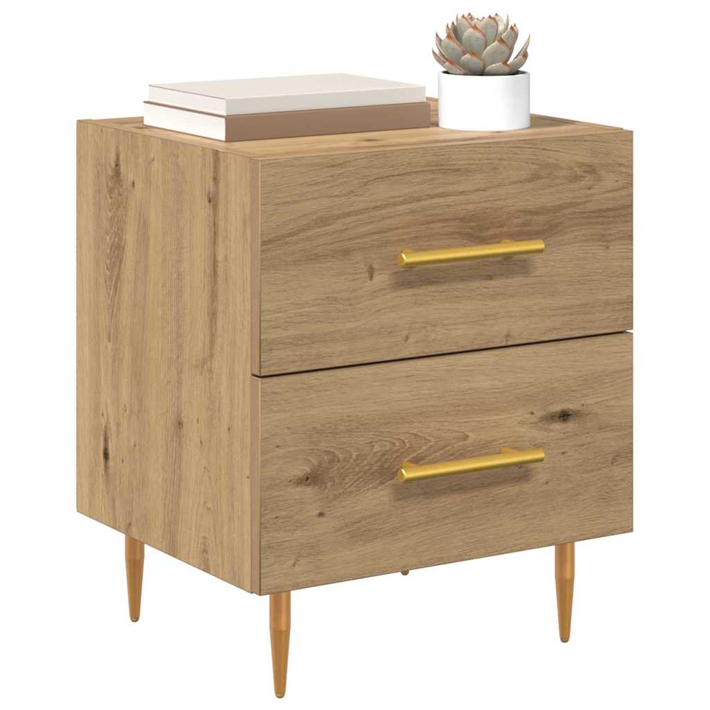 vidaXL Κομοδίνο Artisan Oak 40 x 35 x 47,5 εκ Επεξεργασμένο ξύλο