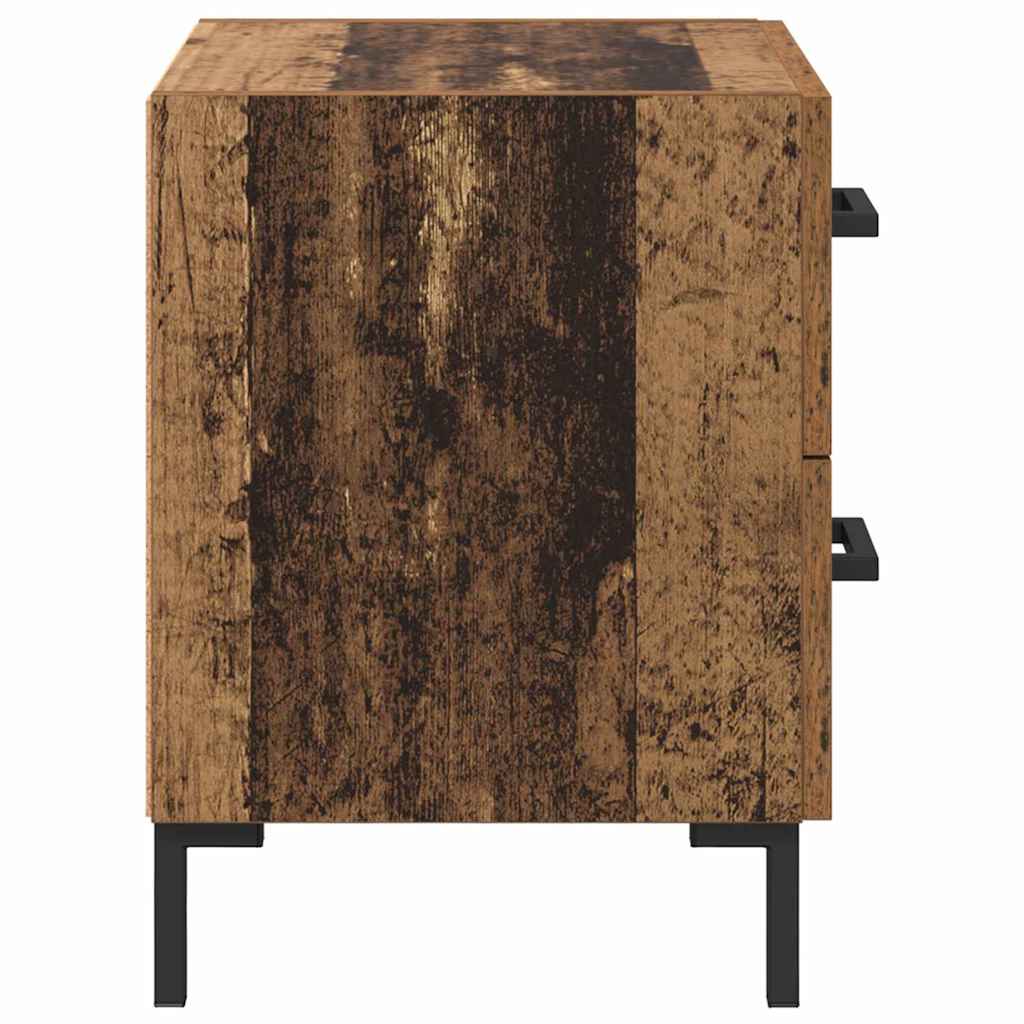 vidaXL Κομοδίνο Παλιό ξύλο 40 x 35 x 47,5 εκ Επεξεργασμένο ξύλο