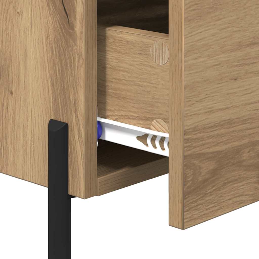 vidaXL Κομοδίνο Artisan Oak 40 x 35 x 47,5 εκ Επεξεργασμένο ξύλο