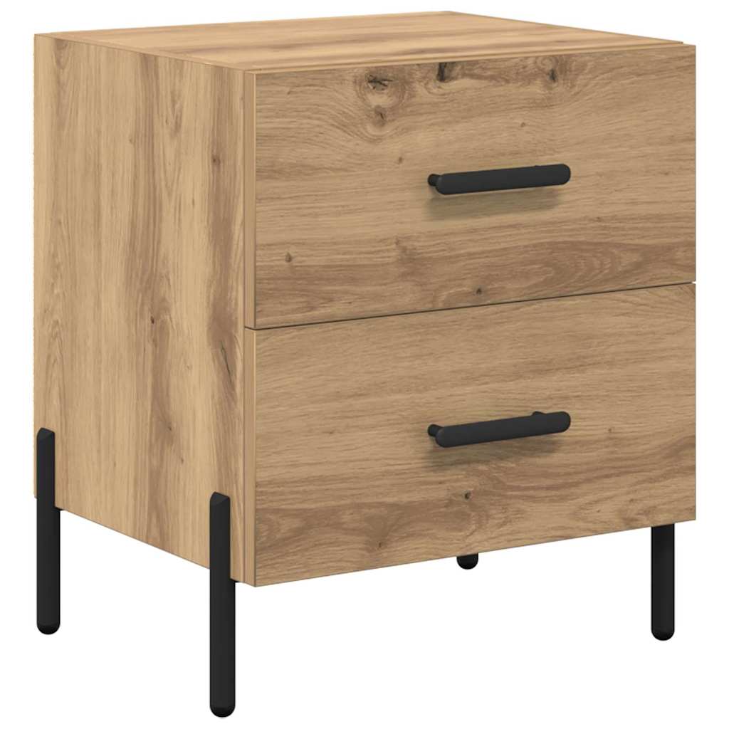 vidaXL Κομοδίνο Artisan Oak 40 x 35 x 47,5 εκ Επεξεργασμένο ξύλο