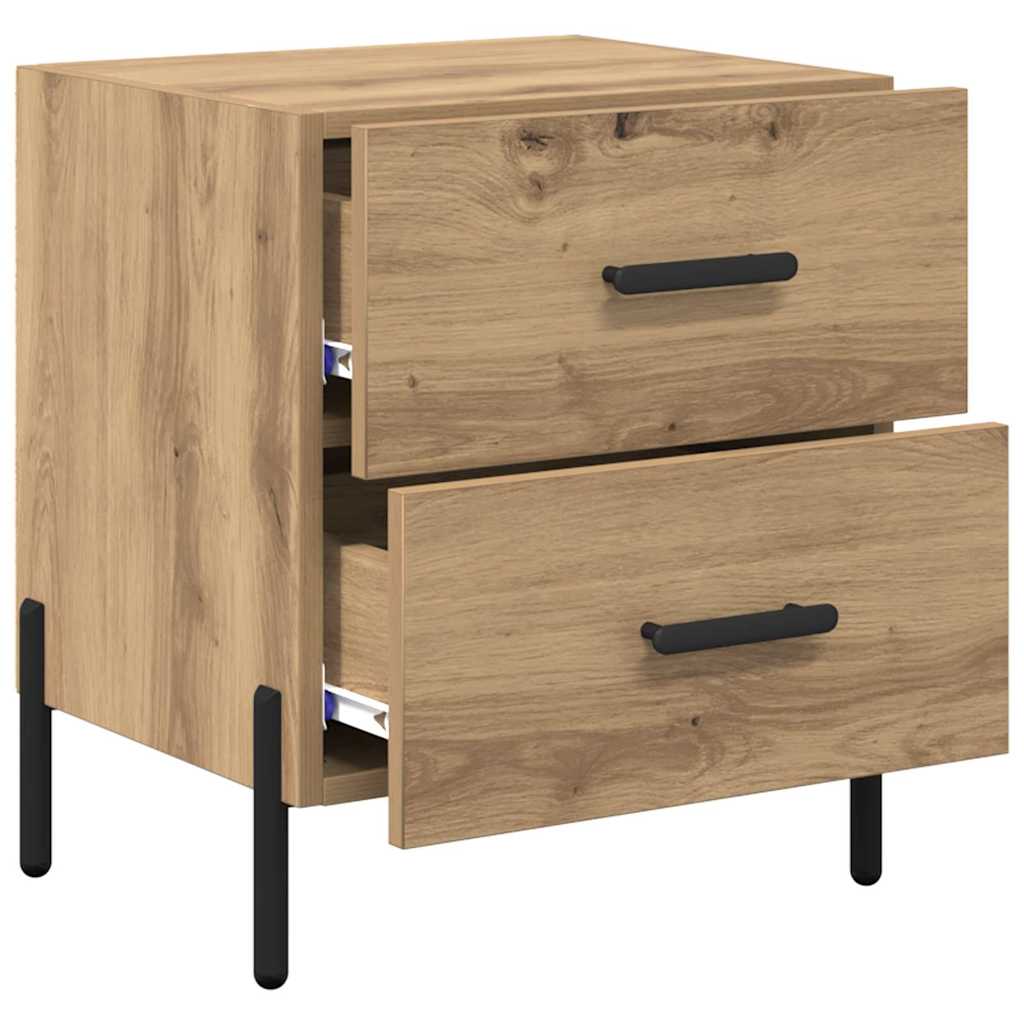 vidaXL Κομοδίνο Artisan Oak 40 x 35 x 47,5 εκ Επεξεργασμένο ξύλο