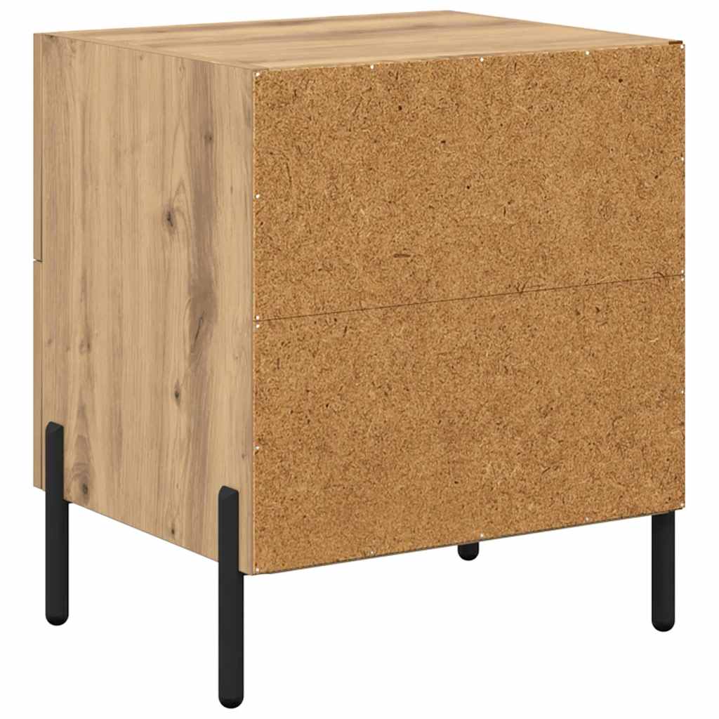vidaXL Κομοδίνο Artisan Oak 40 x 35 x 47,5 εκ Επεξεργασμένο ξύλο