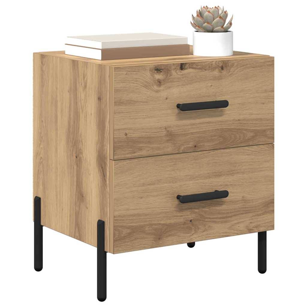 vidaXL Κομοδίνο Artisan Oak 40 x 35 x 47,5 εκ Επεξεργασμένο ξύλο