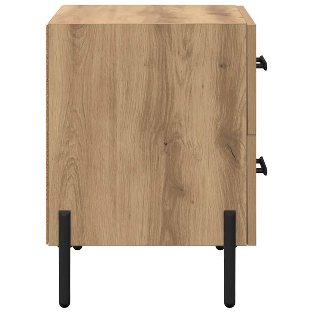 vidaXL Κομοδίνο Artisan Oak 40 x 35 x 47,5 εκ Επεξεργασμένο ξύλο