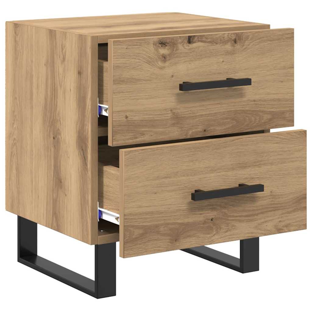 vidaXL Κομοδίνο 2 τμχ. Artisan Oak 40 x 35 x 47,5 εκ