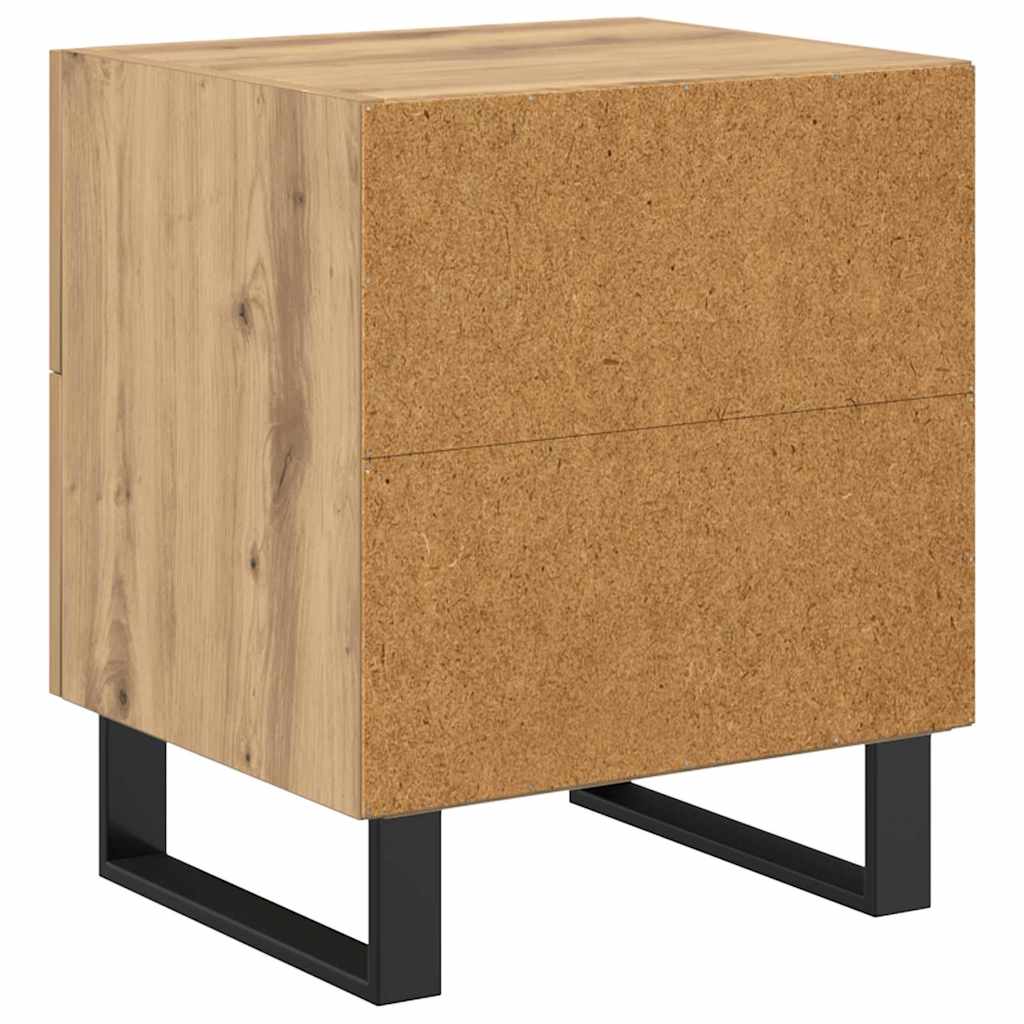 vidaXL Κομοδίνο 2 τμχ. Artisan Oak 40 x 35 x 47,5 εκ
