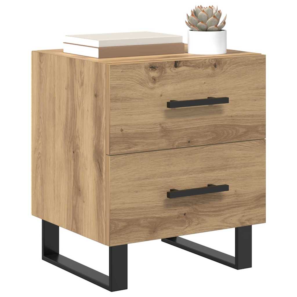 vidaXL Κομοδίνο 2 τμχ. Artisan Oak 40 x 35 x 47,5 εκ