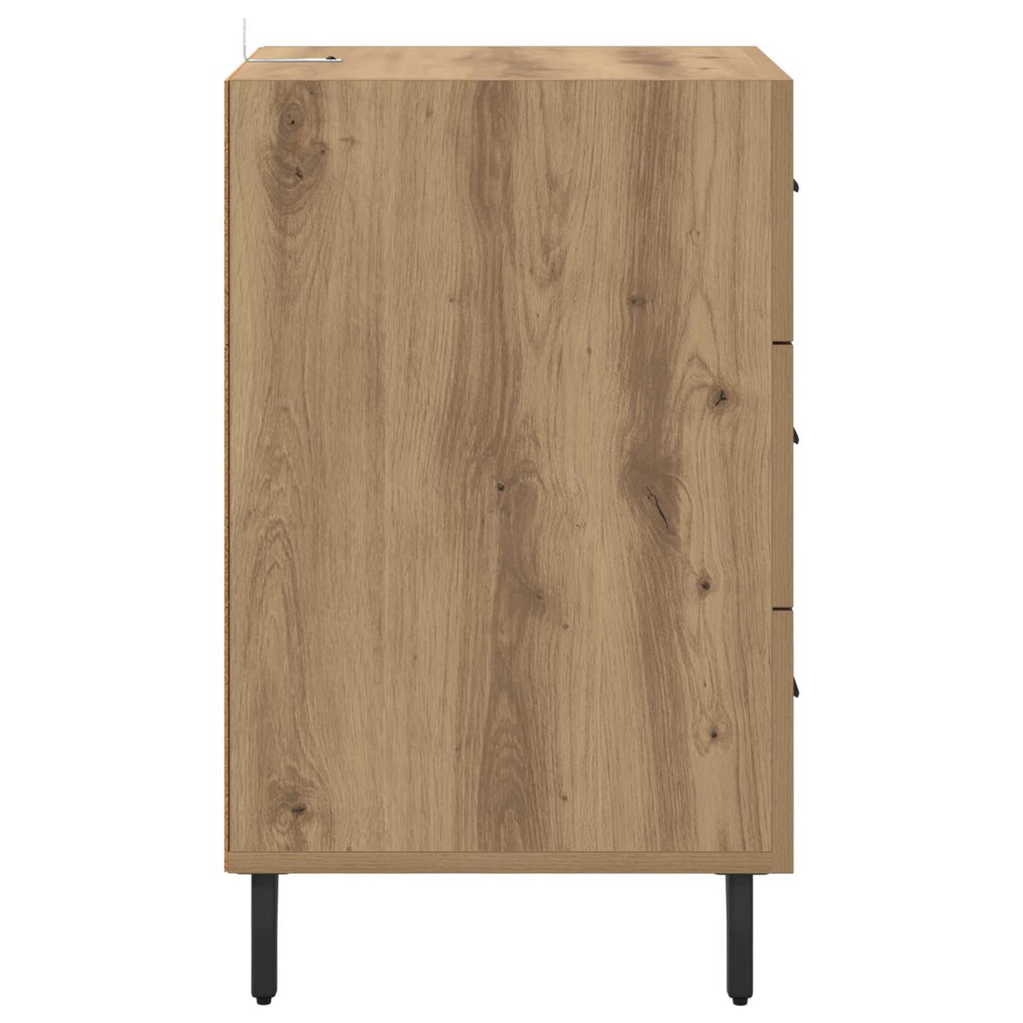vidaXL Κομοδίνο Artisan Oak 40 x 40 x 66 εκ. Επεξεργασμένο Ξύλο