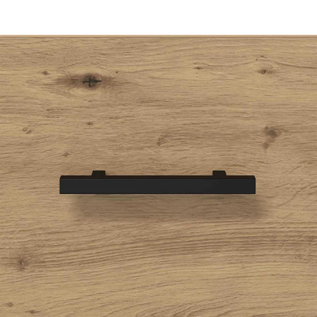 vidaXL Κομοδίνο Artisan Oak 40 x 40 x 66 εκ. Επεξεργασμένο ξύλο