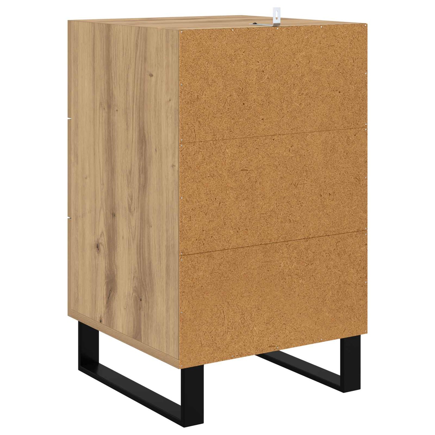 vidaXL Κομοδίνο Artisan Oak 40 x 40 x 66 εκ. Επεξεργασμένο Ξύλο