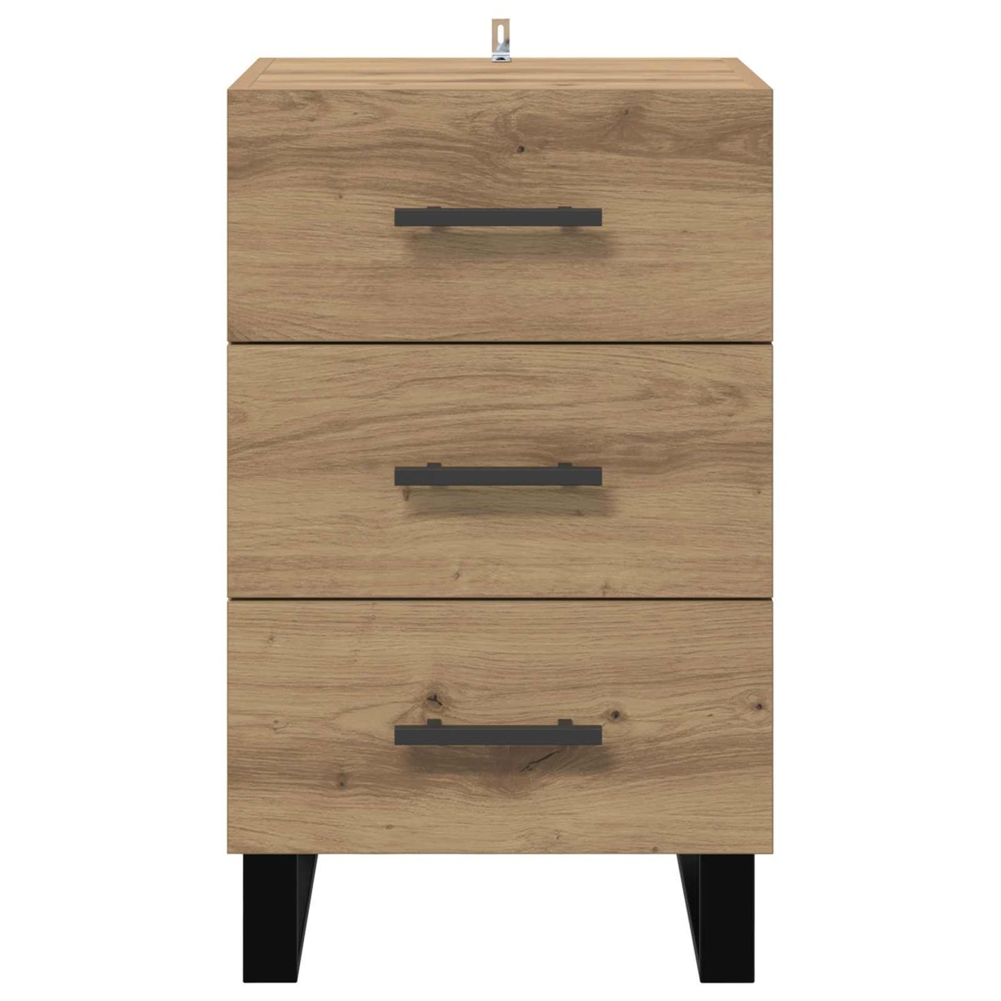 vidaXL Κομοδίνο Artisan Oak 40 x 40 x 66 εκ. Επεξεργασμένο Ξύλο