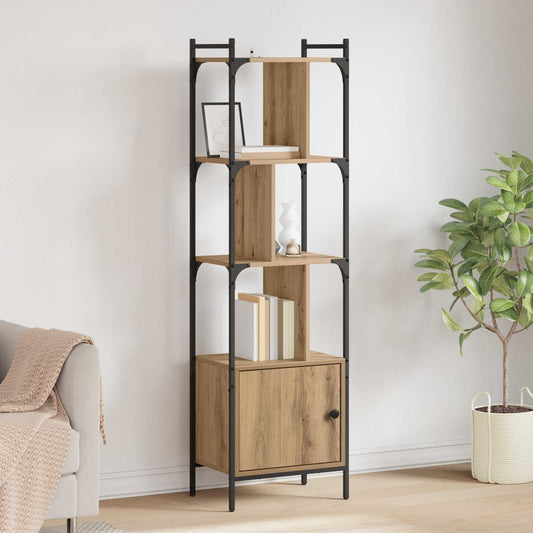 vidaXL Βιβλιοθήκη Artisan Oak 44,5 x 30 x 154,5 εκ. Επεξεργασμένο ξύλο