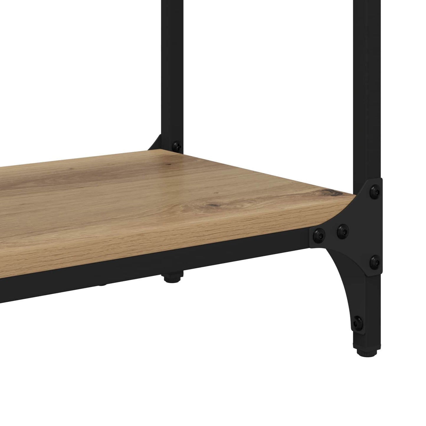 vidaXL Τραπέζι κονσόλας Artisan Oak 75 x 29 x 75 εκ Επεξεργασμένο ξύλο