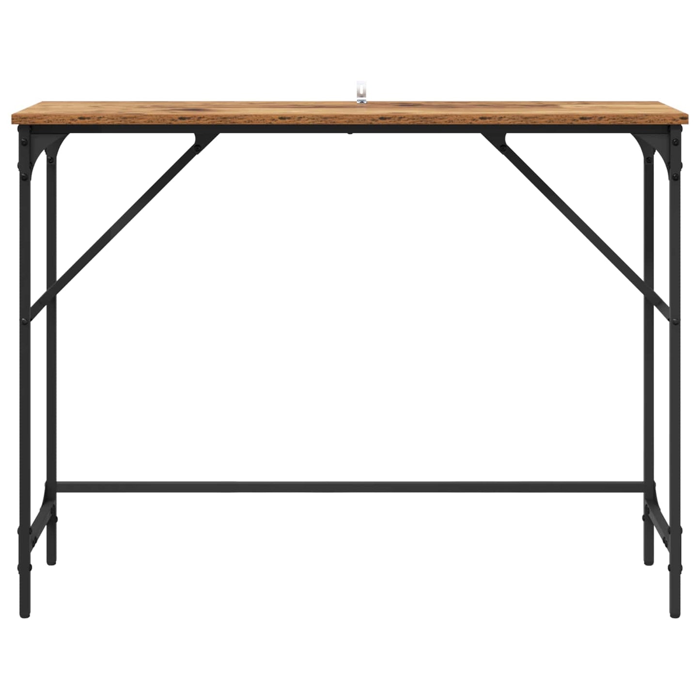 vidaXL Τραπέζι κονσόλας Παλιό ξύλο 100 x 32 x 75 εκ Επεξεργασμένο Ξύλο